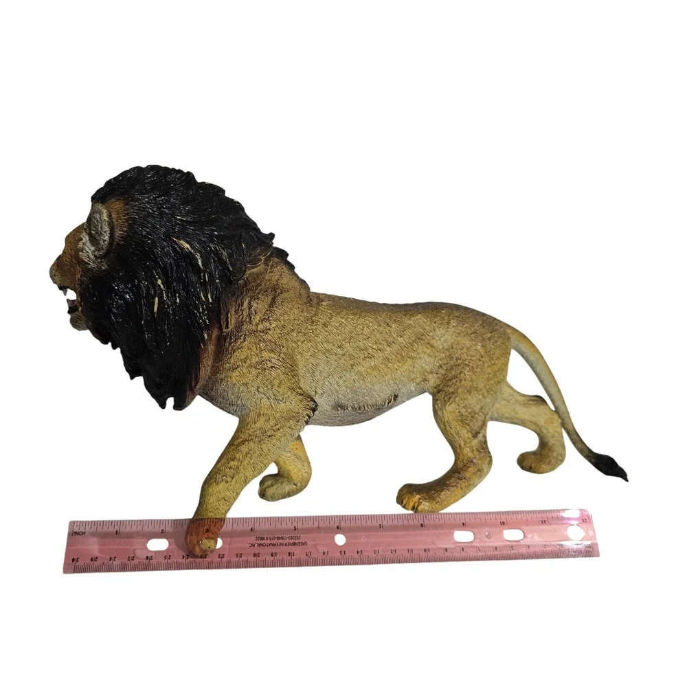 Greenbrier International Male Lion Figurine Realistic‎ Safari Wildlife Toy 14 in